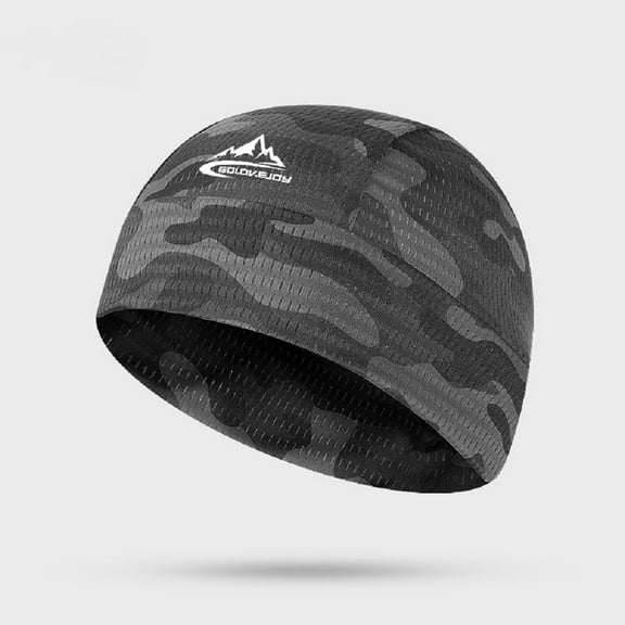 Quick Dry Cycling Cap Motorcycle Helmet Liner Bike Summer Riding Anti-Sweat Hat Camo 1