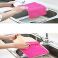 thumbnail image 1 of Quick Dry Dishcloth for Kitchen – Super Thin Natural Fiber Washing Towel, High Absorbent Non-Oil Retaining Rag for Dishes, Countertops, Pots, Machine Washable & Reusable 9.06 × 7.07 in, 1 of 9