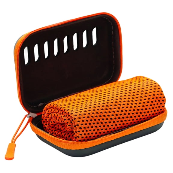 Quick Dry Exercise Towel Absorbent 30x80cm Cooling Fabric Polyester Texture Perfect for Hiking Fitness Outdoor Activity