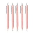 thumbnail image 1 of Quick Dry Gel Pens 5 Count 0.5mm Fine Point Pink Ink Fast Drying Smooth Writing Pens with Frosted Grip for Journaling Note Taking Office, 1 of 6