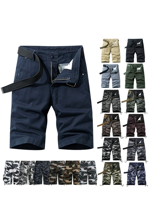 Quick Dry Hiking Shorts Men's Cargo Casual Outdoor Shorts 4-Way Stretchy Lightweight Summer Short with Multi Pockets