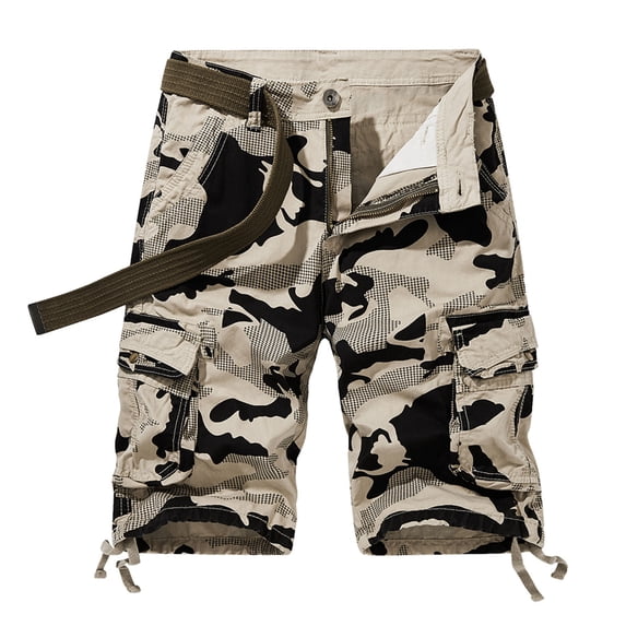 Quick Dry Hiking Shorts Men's Cargo Casual Outdoor Shorts 4-Way Stretchy Lightweight Summer Short with Multi Pockets