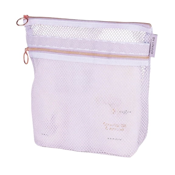 Quick-Dry Mesh Shower Bag - Hanging Travel Shower Caddy with Zipper Pockets for Bathroom Essentials, for Gym, Camping, Beach & College Dorm Organization