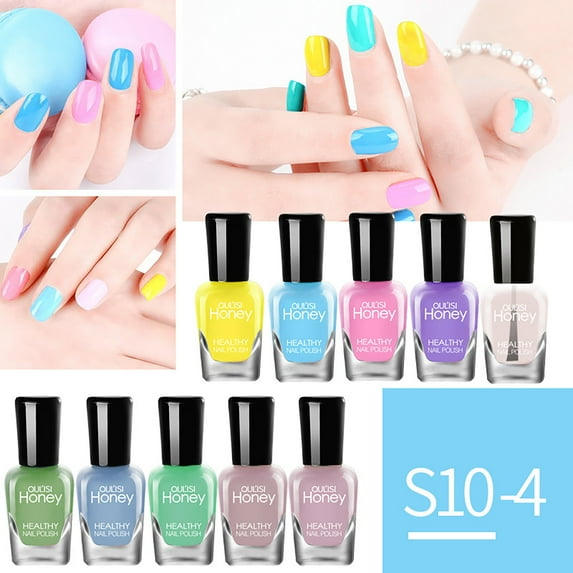 Quick Dry Nail Polish, Peelable Gel Polish, Long Lasting Nail Art Gel Polish Set Easy Application No Filing Required Fast Drying UV LED Compatible