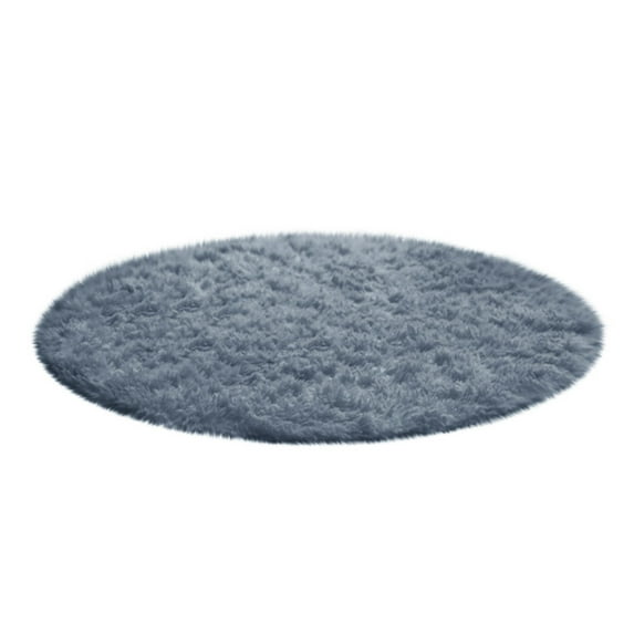 Quick-Dry Non-Slip Floor Rug, Furenl Home Decor Soft Bathroom Bedroom Non-Slip Floor Shower Mat Yoga Plush Round Mat, 1 X Anti-Slip Floor Shower Rug