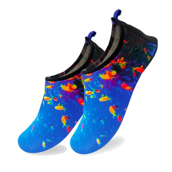 Quick-Dry, Non-Slip, Lightweight Water Shoes For Summer, Beach, Sea & Pool – For Boys, Girls, Babies, Toddlers & Little Kids – Underwater, Youth 1-2