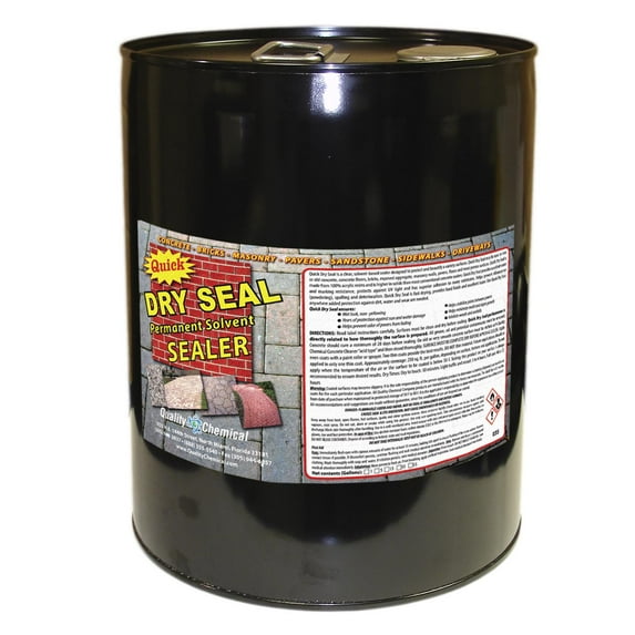 Quick Dry Seal - Acrylic Wet Look Concrete and Paver Sealer - 5 gallon pail