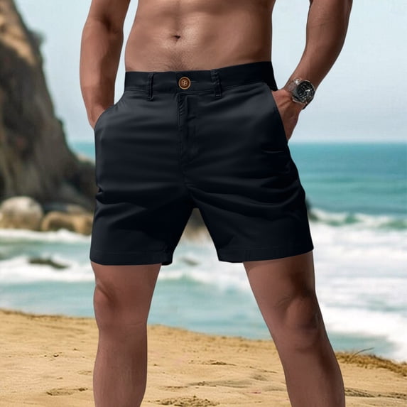 Quick Dry Shorts for Men Active Athletic Lightweight Breathable 3 Inch Running Jogging Workout Gym Shorts Dark Blue 2XL