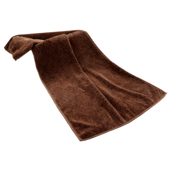 Quick Dry Soft Bath Towel for Hair & Body, 13.8"x29.5" Lightweight Sports Towel for Gym, Yoga, Beach, Highly Absorbent & Compact Workout Towel, Coffee (1 Pcs)