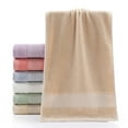 thumbnail image 1 of Quick-Dry, Soft & High Absorbent Washcloths Towels 29.13"x13.39" Cotton Turkish Bath Towe| Daily Use 100% Cotton Towels for Bathroom Gym & More, 1 of 8