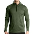 thumbnail image 1 of Quick Dry Sports Shirts for Men Summer 1/4 Zipper Golf T-Shirt Long Sleeve Casual Lightweight Sun Protection Tees, 1 of 5