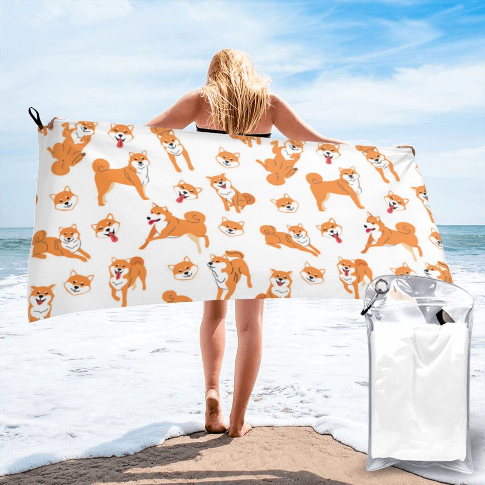 Quick Dry Towels for Camping Travel Bath Towels Beach Towel Blanket 27.