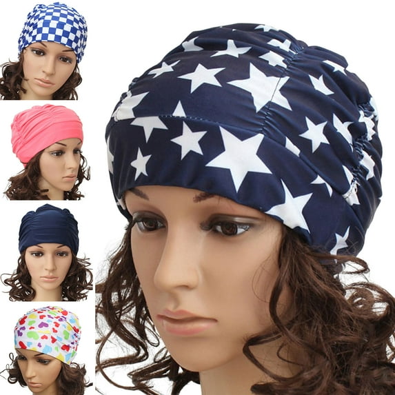 Quick-Dry, Ultralight Nylon Swimming Cap for Women - Waterproof, Extra-Soft, and Protective Swim Hat for Long and Short Hair in Solid Colors