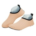 thumbnail image 1 of Quick-Dry Water Socks Barefoot Shoes for Water Sports Yoga Exercise Men Women, Beige, 1 of 8