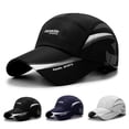 thumbnail image 1 of Quick Dry Waterproof Men Sport Duck Tongue Sun Hat Outdoor Space Baseball Cap, 1 of 2