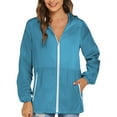 thumbnail image 1 of Quick Dry Women's Sun Protection Raincoat Windproof Lightweight Outdoor Jacket for Hiking, 1 of 6