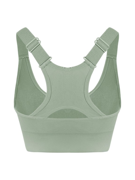 Quick Dry Workout Pullover Top Women Sports Bra Wicking Brassiere Gym Clothes For Pilates Running