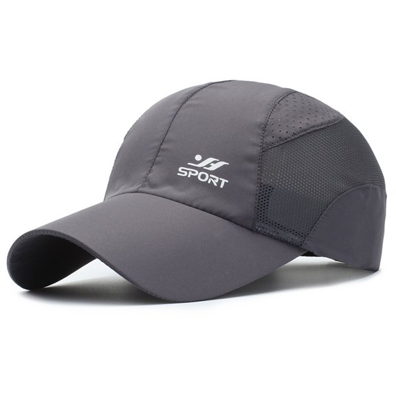 Quick Drying Adjustable Baseball Cap - Breathable Sun Protection For Outdoor Golf Fishing Running Sports