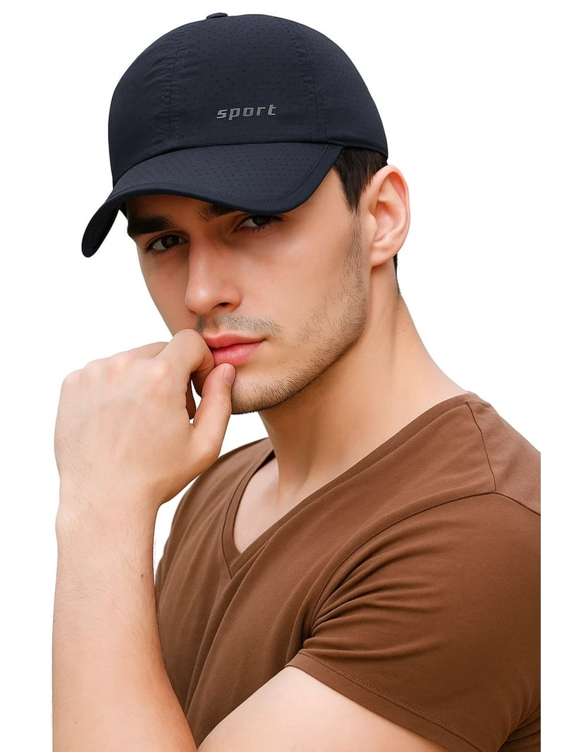 Quick Drying Baseball Cap, Mesh Cooling Hat, Ultra Lightweight UV