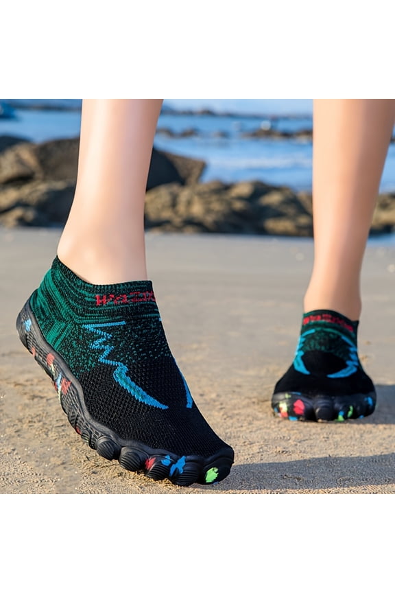 Quick-Drying Creek Shoes Couple Outdoor Hiking Rafting Wading Shoes Women'S Non-Slip Snorkeling Swimming Beach Shoes Women'S Reef Sea Shoes