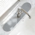thumbnail image 1 of FZENeast Stone Drying Mat,Quick Drying Diatomite Stone Kitchen Faucet Absorbent Mat 17.7 x 3.9 (Grey), 1 of 7