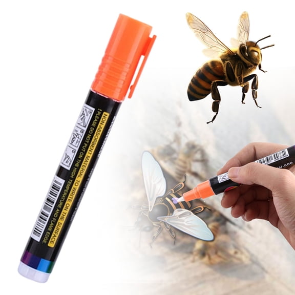 Quick Drying Multi-Color Marking Pen, 10ml 13.5cm Permanent Paint Marker for Outdoor & Livestock Marking, Assorted 8 Colors