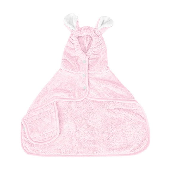 Quick Drying Pet Bathrobe and Towel Set with Adjustable Hat Coral Absorbent Robe for Dogs Post Bath Pool Beach Use