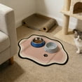 thumbnail image 1 of Quick-Drying Pet Feeding Mat, Super Absorbent Dog Bowl Mat for Food and Water, Non-Slip Rubber Backing Waterproof Pet Place Mat, Mess-Free Floor Protector for Cats and Dogs, 16x12", 1 of 7