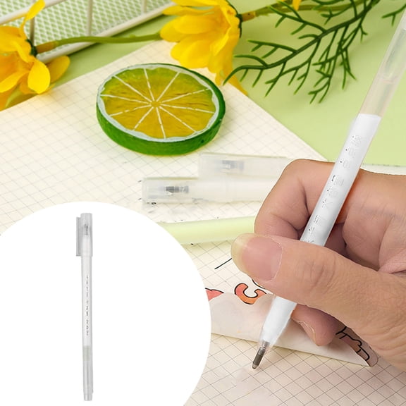 Quick-Drying Roller Glue Pen 1mm Precision for Scrapbooking White