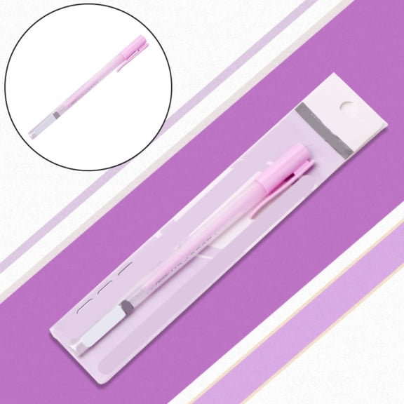 Quick Drying Roller Glue Pen Precision Applicator for Scrapbooking Handmade Stationery Craft (Purple 2pcs)