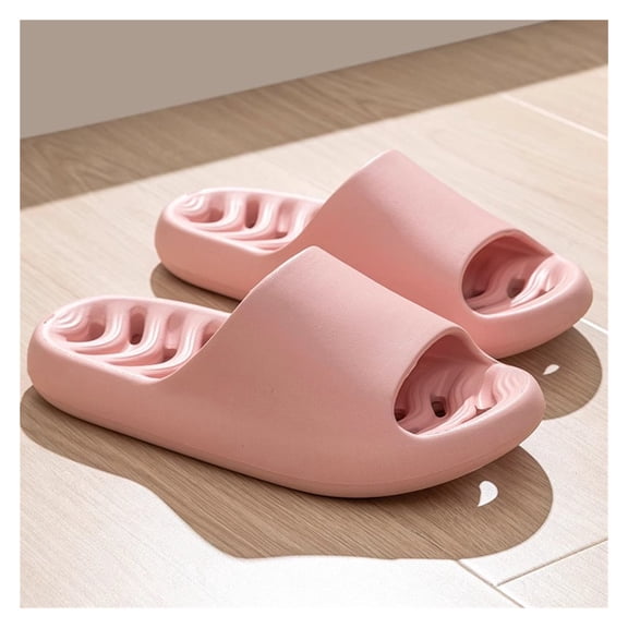 Quick Drying Shower Slippers,Lightweight Pool Sandals with Drain Holes for Bathroom,Comfort Beach Slide Sandals Shower Shoes for Women
