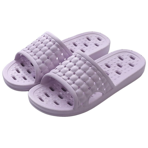 Quick Drying Shower Slippers for Women Men Non Slip Bathroom Slides House Shoes Beach Pool Spa Slip-On