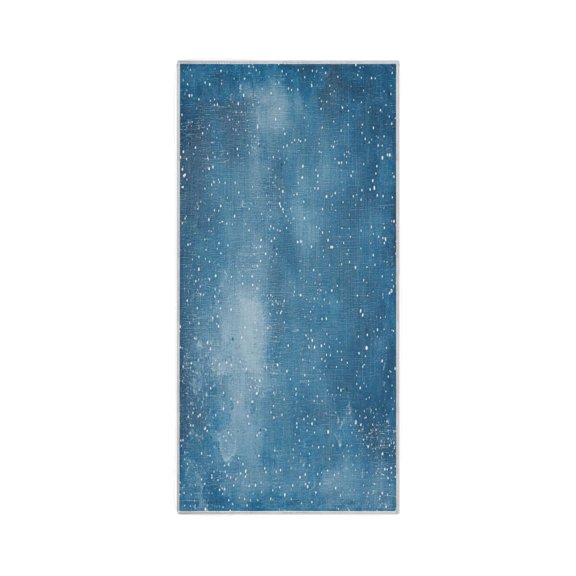 Quick-Drying Towel 30 x 15 Inch Bath Towels Sport Towel Water Absorption Easy to Store and Carry Pretty Beautiful Blue