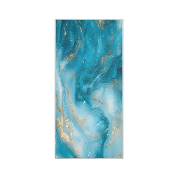 Quick-Drying Towel 30 x 15 Inch Bath Towels Sport Towel Water Absorption Easy to Store and Carry Pretty Marble Pattern