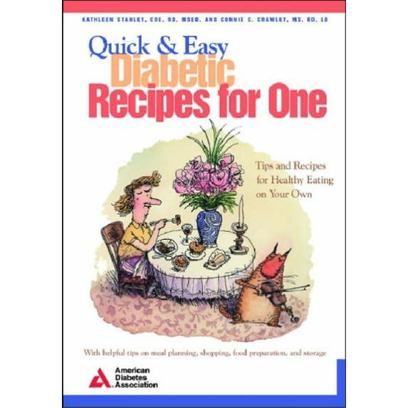 Pre-Owned Quick & Easy Diabetic Recipes For One (Paperback) 0945448848 9780945448846