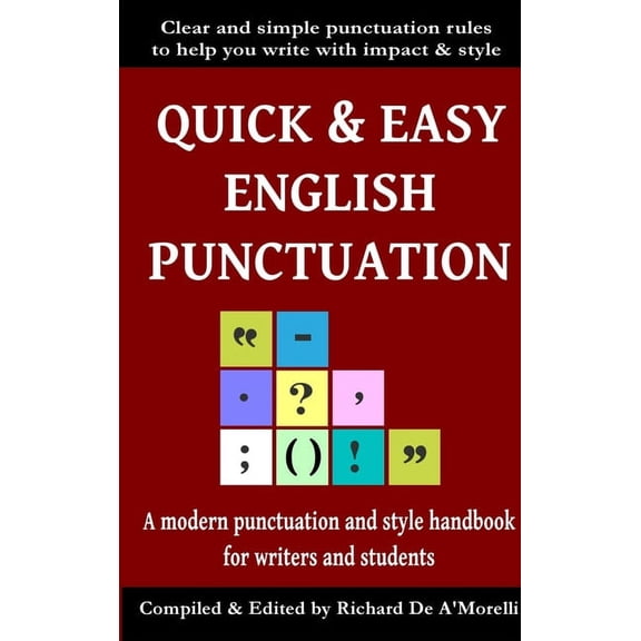 Quick & Easy English Punctuation, (Hardcover)