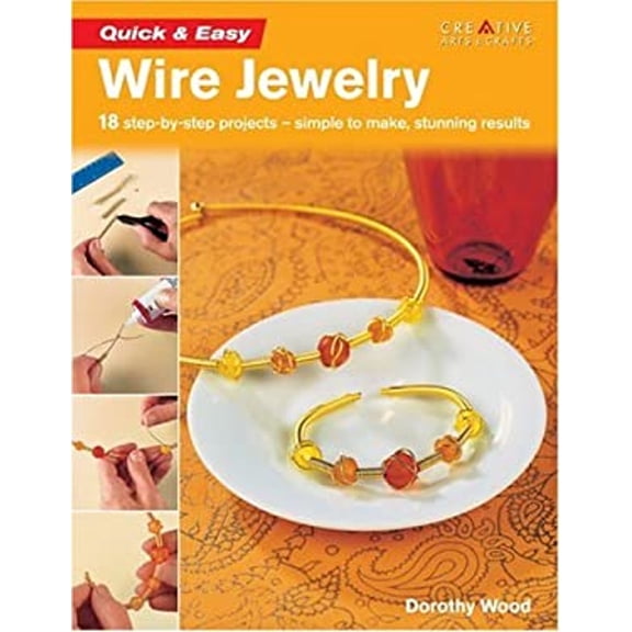 Pre-Owned Quick & Easy Wire Jewelry: 18 Step-By-Step Projects-Simple to Make, Stunning Results (Paperback) 1580112536 9781580112536