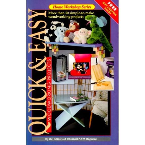 Pre-Owned Quick & Easy Woodworking Projects (Home Workshop Series) (Paperback) 0866750185 9780866750189