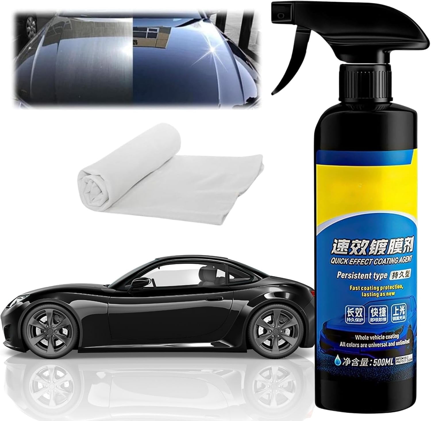 Quick Effect Coating Ageni Car Coating Spray – Quick Scratch Repair ...