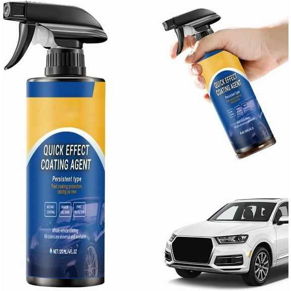Quick Effect Coating Agent for Car, Car Coating Spray for Shine & Protection From Germany, Multi-Functional Renewal Formula, Car Scratch Remover Wax Polish, Waterless Wash Spray