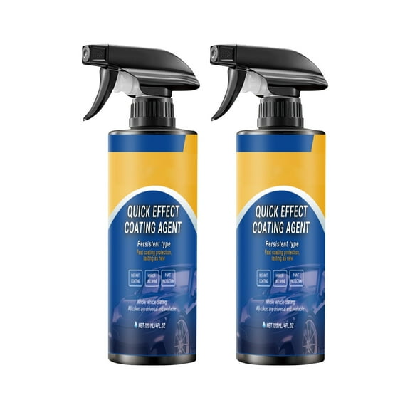 Quick Effect Coating Agent Long-lasting Protective Spray for Vehicle Surface, Instant Shine & Paint Protection, 120ml