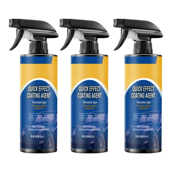 Quick Effect Coating Agent Long-lasting Protective Spray for Vehicle Surface, Instant Shine & Paint Protection, 120ml