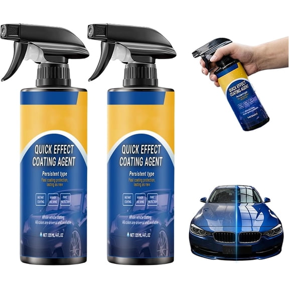 Quick Effect Coating Agent for Car, Advanced Quick-Acting Scratch Repair Wax Coating Spray for Shine & Protection