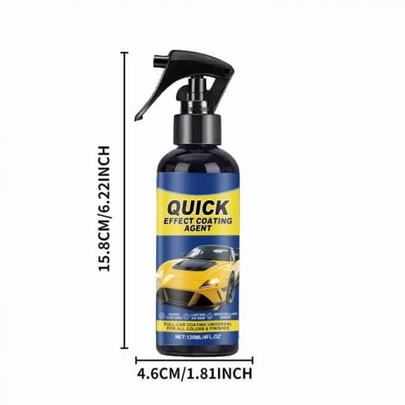 Quick Effect Coating Agent for Car, for Shine & Protection, Waterless Scratch Polish and Paint Shield Kit with Microfiber Towels As Show