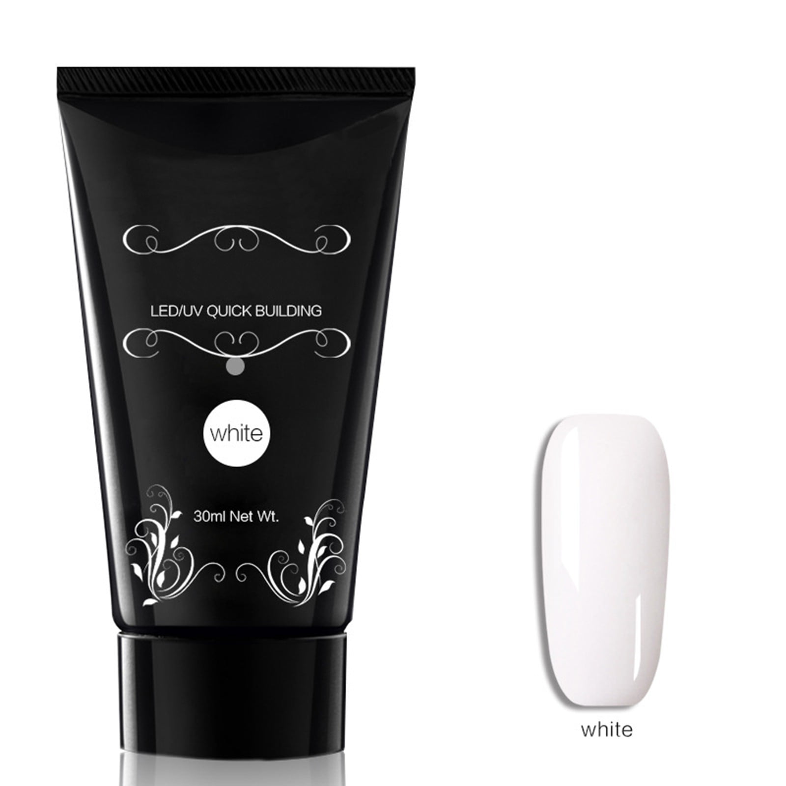 Quick Extension Solid Paperless Extension Gel Nail Polish（30ml) Glitter