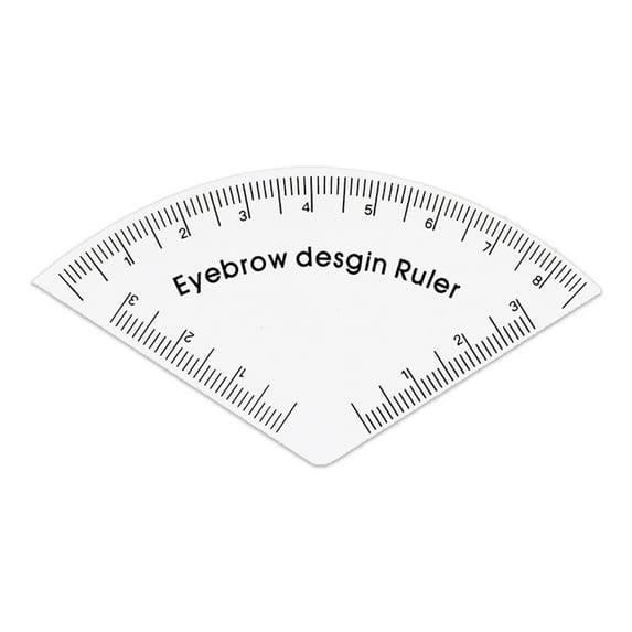Reusable Plastic Eyebrow Guide For All Face Shapes And Skill Ensures Application