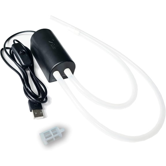 Quick-Fill Multi-Use USB Electric Pump - for Halloween Blood Bags, Home Brew Bottling, Water Dispensers, Coffee Machines & Party Props | Food Grade Auto-Siphon Portable Transfer Pump