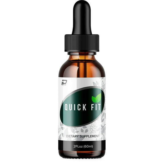 Quick Fit Metabolism Drops Liquid Supplement - QuickFit Drops, Quick Fit Original Metabolic Support Supplement, Fit Quick Drops Reviews (1 Month Supply)