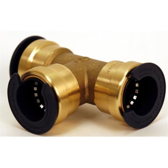 Quick Fitting LJ844LFR 0.75 x 0.75 x 0.5 in. Locjaw Tee