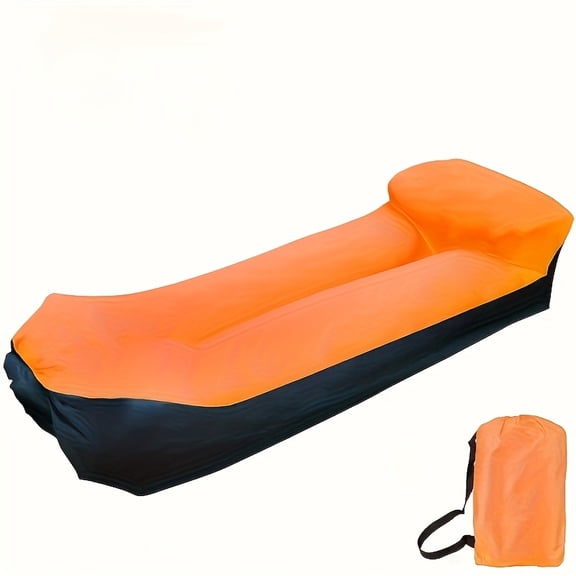Quick Folding Inflatable Mattress, Multifunctional Inflatable Sofa Lounge Chair, Soft & Comfortable, Portable Air Cushion for Camping, Beach, Music Festival, Outdoor Essentials